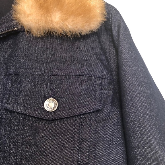 Telluride Denim Jacket with Faux Fur Collar - Picture 4 of 7
